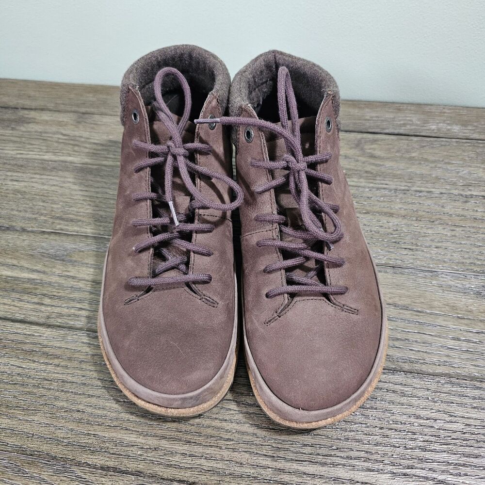Birkenstock Honnef High Leather‎ Boots Oiled Nubuck, Roast Brown, M7/W9 EU40 - Picture 3 of 9